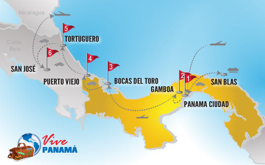 Viajes a Panama | Circuito combinado Costa Rica